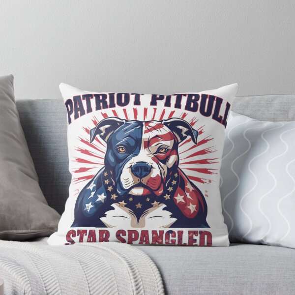 Item preview, patriot pitbull star spangled dog pitbull lovers designed and sold by shop43.