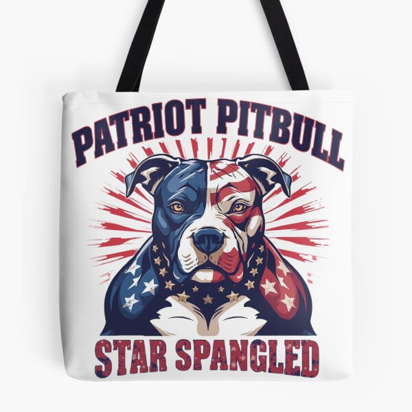 Item preview, patriot pitbull star spangled dog pitbull lovers designed and sold by shop43.