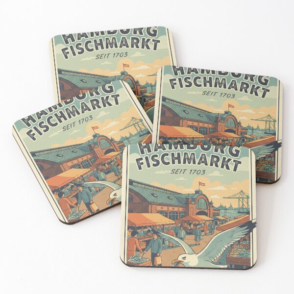 Item preview, Hamburg Vintage Fish Market designed and sold by MasterShong.