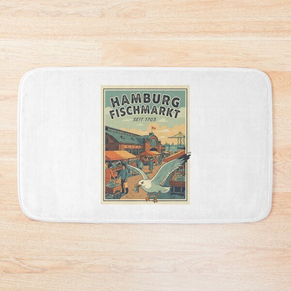 Item preview, Hamburg Vintage Fish Market designed and sold by MasterShong.