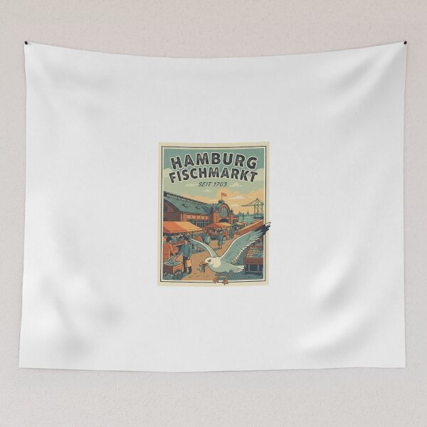 Item preview, Hamburg Vintage Fish Market designed and sold by MasterShong.