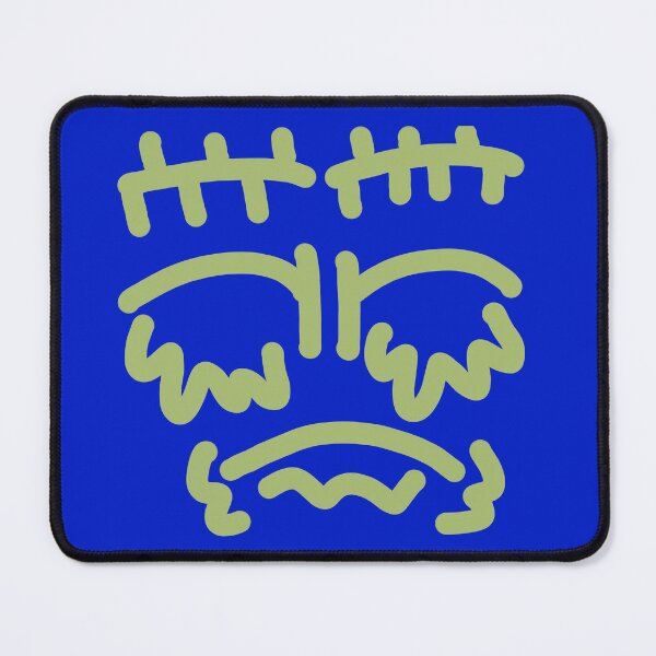 Item preview, Stitched Monster Doodle Face – Weird Minimal Character designed and sold by felipemaldonadoart.