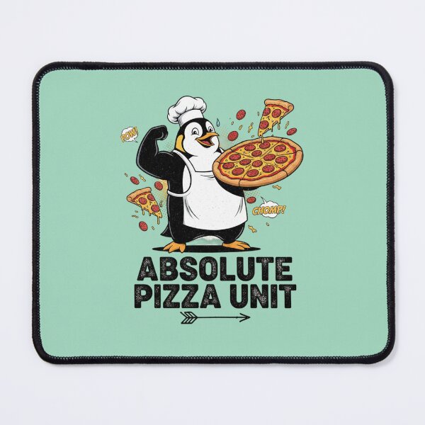 Item preview, Absolute Pizza Unit Penguin - Funny Foodie Fitness Gym Pun designed and sold by InkWeaveShop.