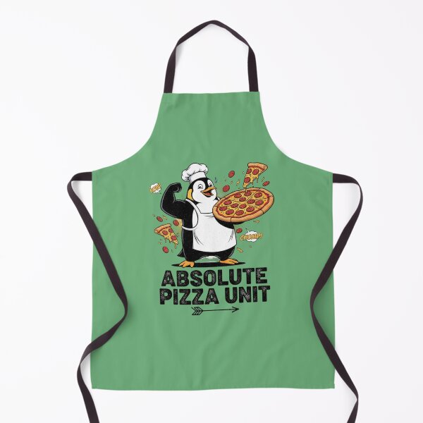 Item preview, Absolute Pizza Unit Penguin - Funny Foodie Fitness Gym Pun designed and sold by InkWeaveShop.