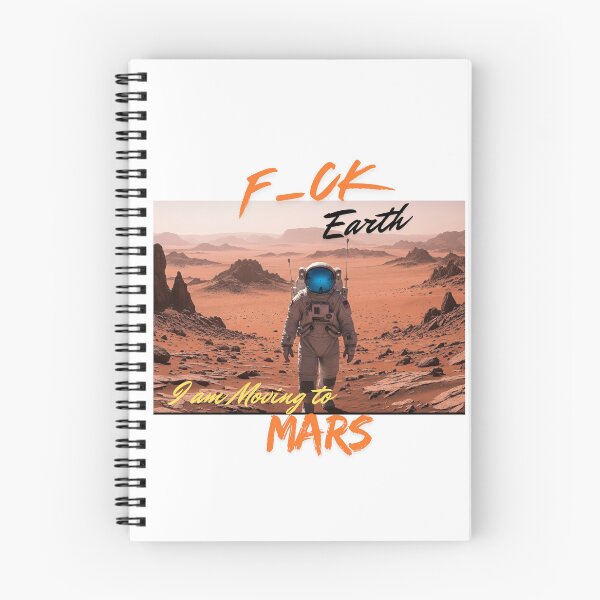 Item preview, F_CK Earth I am Moving to Mars 2, Man-Moon-Mars designed and sold by TIPJ.