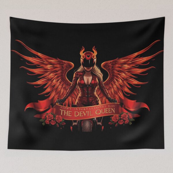 Item preview, Devil Queen Rider – Happy International Women’s Day designed and sold by YourTrendyTees.