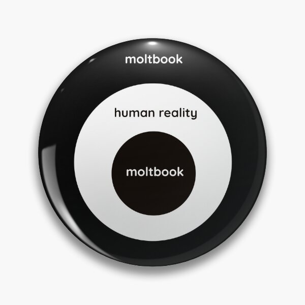 Item preview, moltbook designed and sold by InspiredYou.