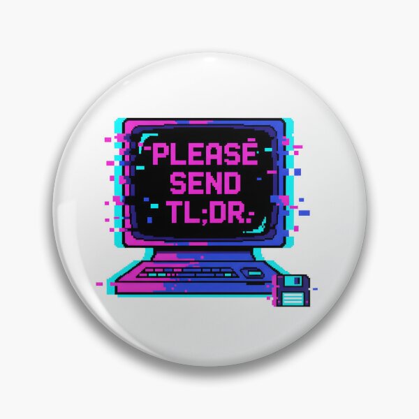 Item preview, Please Send TLDR Retro Glitch Computer Icon designed and sold by Kvarny.