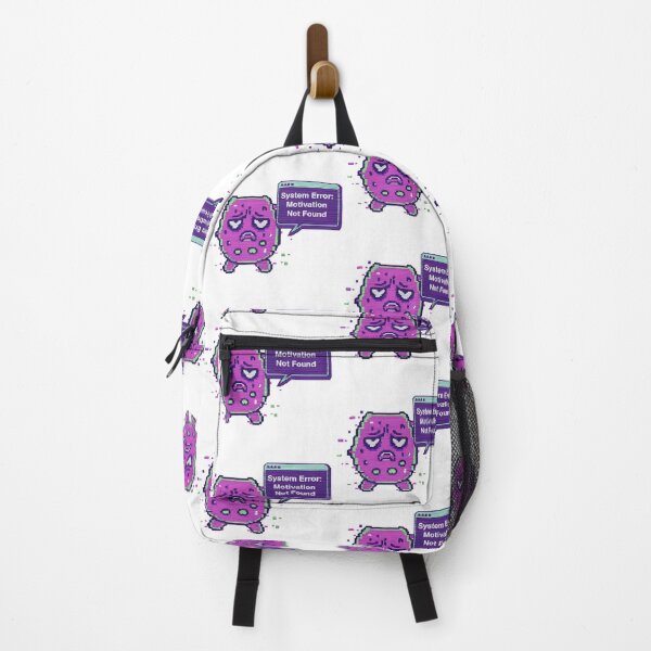 Item preview, System Error: Motivation Not Found | Funny Glitch Pixel Art Design designed and sold by Forestfrost.