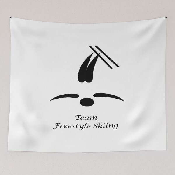 Item preview, ZPS Team Freestyle Skiing Black Silhouette designed and sold by ZaryaParx.