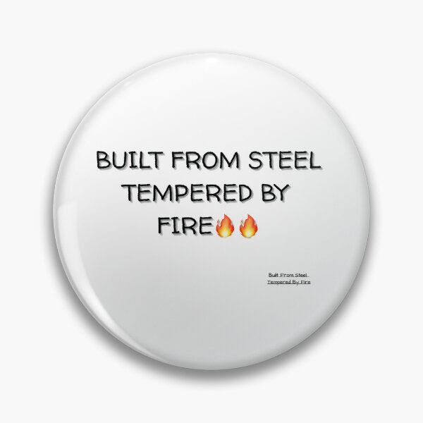 Item preview, Built From Steel. Tempered By Fire – Welder Pride T-Shirt for Metal Fabricators & Welding Professionals designed and sold by IronMade Apparel.