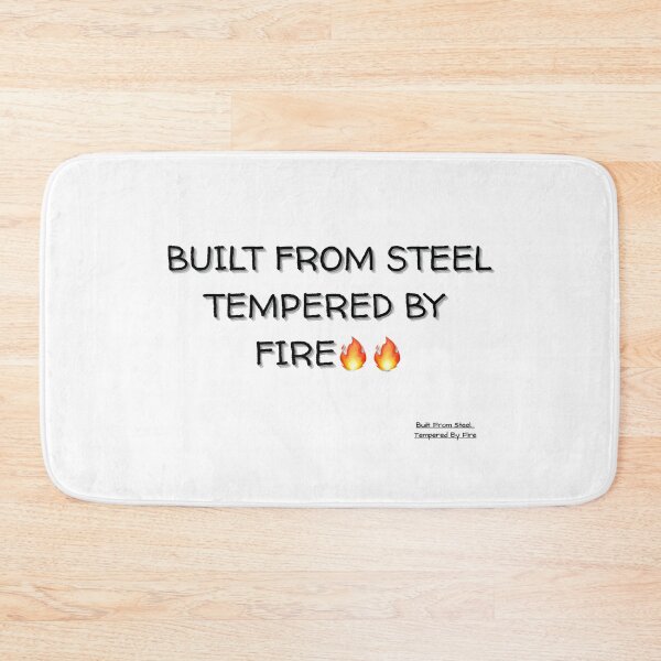 Item preview, Built From Steel. Tempered By Fire – Welder Pride T-Shirt for Metal Fabricators & Welding Professionals designed and sold by IronMade Apparel.