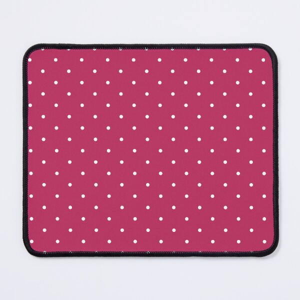 Item preview, Raspberry and white Polka dot pattern designed and sold by RishabhArts1.