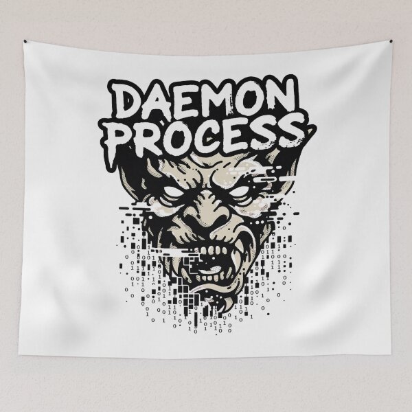 Item preview, Gargoyle Glitch Face Daemon Process designed and sold by SignumShop.