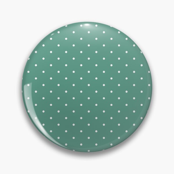 Item preview, Sea green and white Polka dot pattern designed and sold by RishabhArts1.