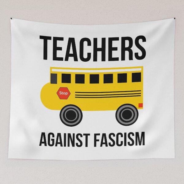 Item preview, Teachers against fascism  designed and sold by Rachel the Artist .