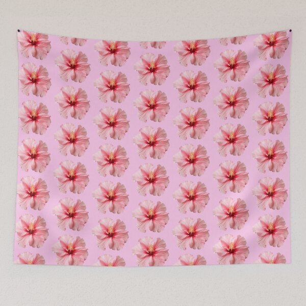 Item preview, pink hibiscus flower sticker designed and sold by inainart.