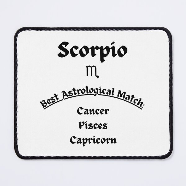 Item preview, Scorpio Best Astrological Match Shirt – Minimal Black Typography Zodiac Compatibility Design designed and sold by MOKRONOS.