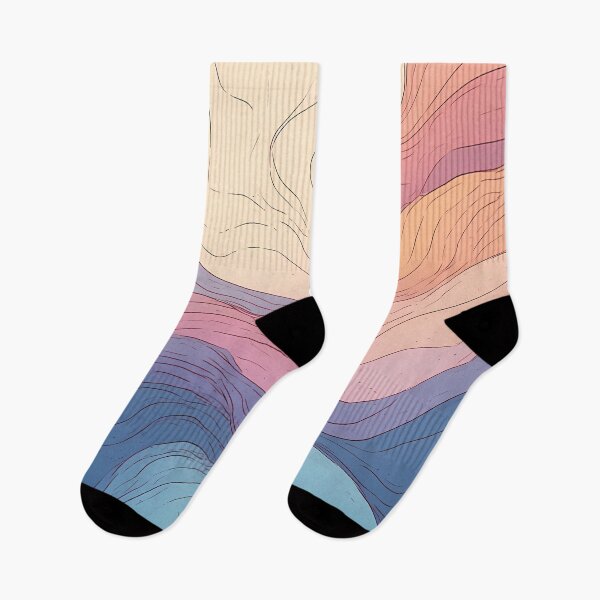 Item preview, Pastel Contour Horizon designed and sold by JawKneeArt.