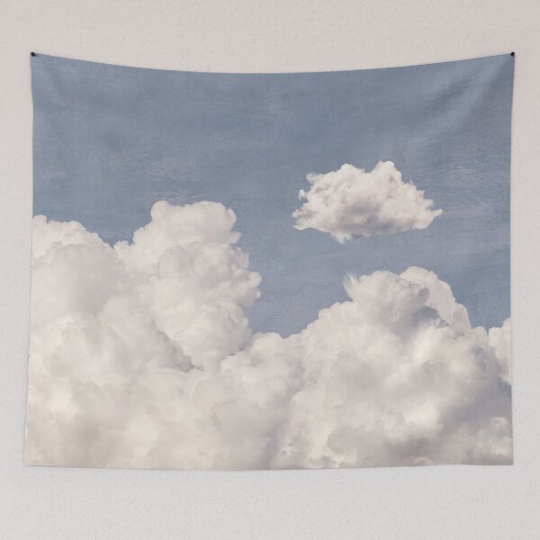 Item preview, Elegant Blue Cloud Design – Soft Sky Aesthetic for Bedding and Bathroom designed and sold by artstudionadja.