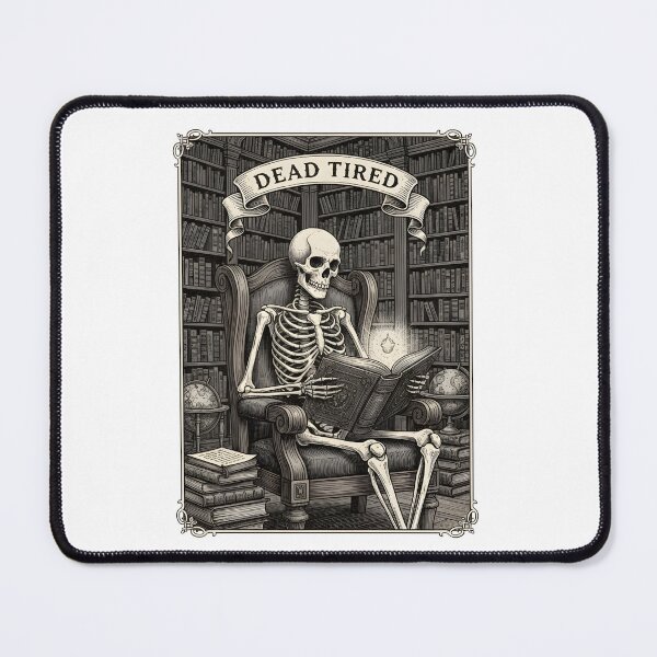 Item preview, Dead Tired Skeleton Reading Library Book designed and sold by Kvarny.