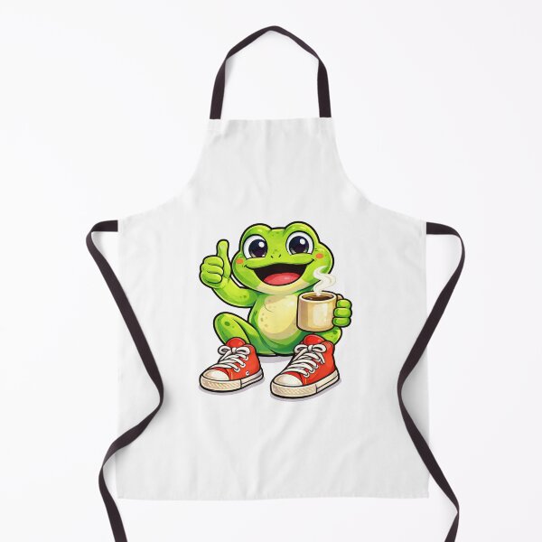 Item preview, Coffee First, Croak Later frog illustration sticker designed and sold by It's Bro Brand ★ ★ ★ ★ ★.
