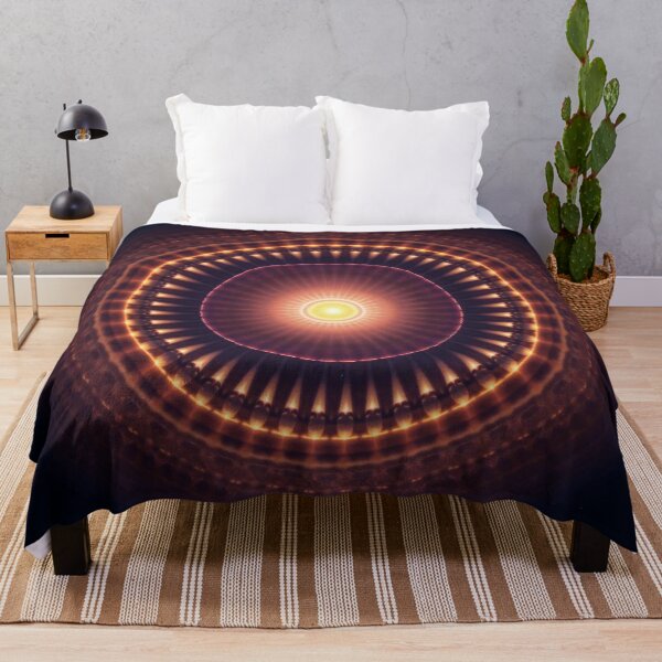 Item preview, Energy Affirmation – Golden Radiant Pulse Mandala Sacred Geometry Wall Art designed and sold by ArtivaNest.