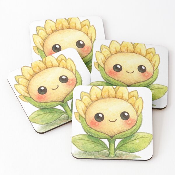 Item preview, Smiling Sunflower Bud designed and sold by Fernova.