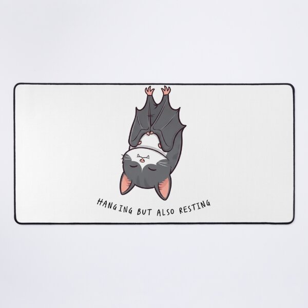 Item preview, Hanging But Also Resting – Cute Sleepy Bat Design designed and sold by GreenArtMA.