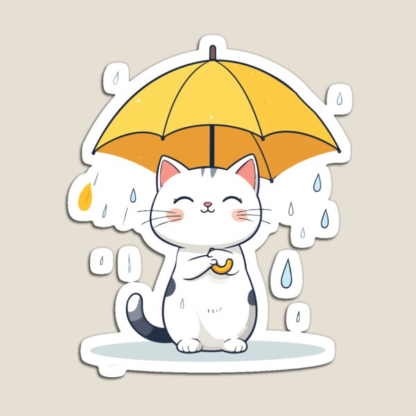 Item preview, Lindo gatito bajo la lluvia designed and sold by smileykty.