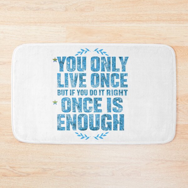 Item preview, You Only Live Once Vintage Quote Shirt - Distressed Typography. designed and sold by LunaPrintCo.