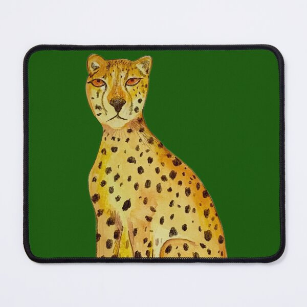 Item preview, Sitting Cheetah on Green designed and sold by MyCraftyNell.