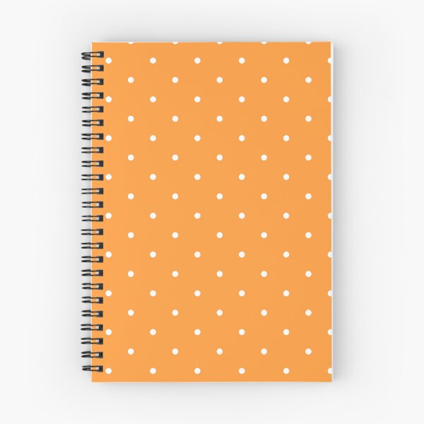 Item preview, Saffron and white Polka dot pattern designed and sold by RishabhArts1.