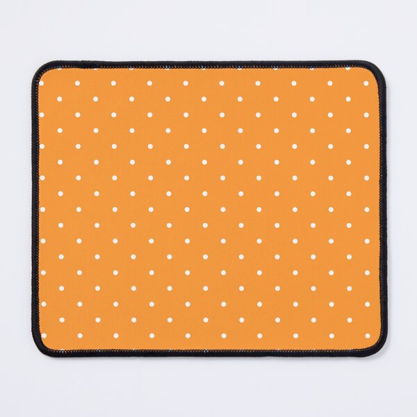 Item preview, Saffron and white Polka dot pattern designed and sold by RishabhArts1.