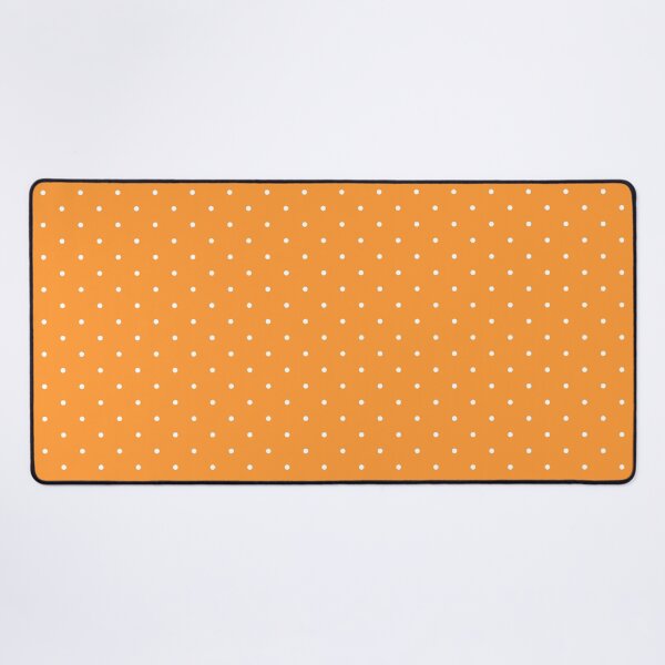 Item preview, Saffron and white Polka dot pattern designed and sold by RishabhArts1.