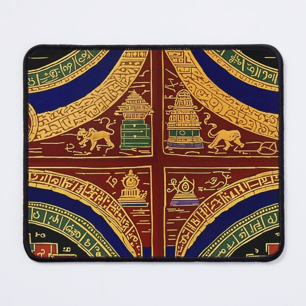 Item preview, Vibrant pattern inspired by a wealth and career yantra designed and sold by ShaDeS-AI-Art.