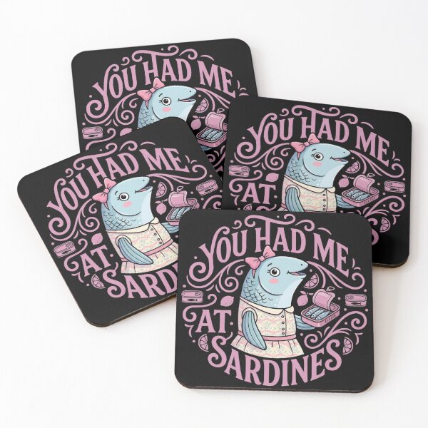 Item preview, Cute Sardines with Quote designed and sold by Dreambigdigital.