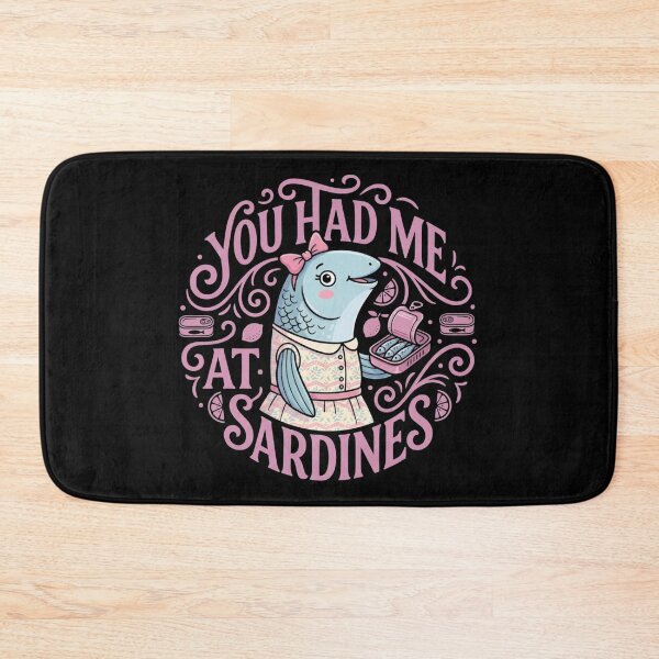 Item preview, Cute Sardines with Quote designed and sold by Dreambigdigital.