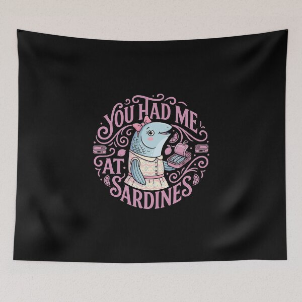 Item preview, Cute Sardines with Quote designed and sold by Dreambigdigital.