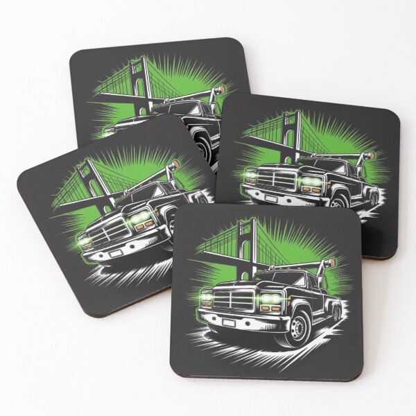 Item preview, Urban Tow Truck Illustration | Bold Street Truck Graphic Design designed and sold by dortmond.