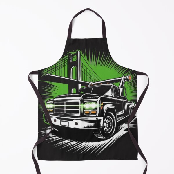 Item preview, Urban Tow Truck Illustration | Bold Street Truck Graphic Design designed and sold by dortmond.
