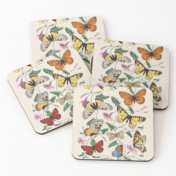 Item preview, Butterflies & Moths Antique Naturalist Illustration designed and sold by Antiquated Art.