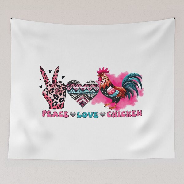 Item preview, Peace Love Chicken designed and sold by TZehrfeldPhotos.