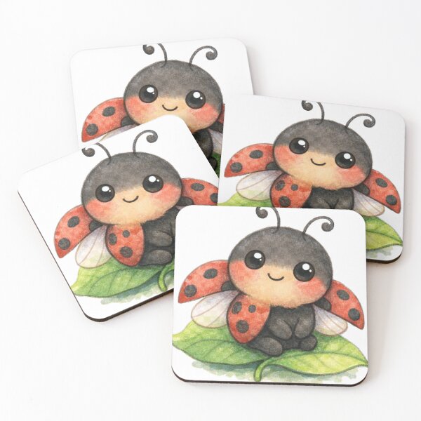Item preview, Ladybug on Leaf designed and sold by Fernova.