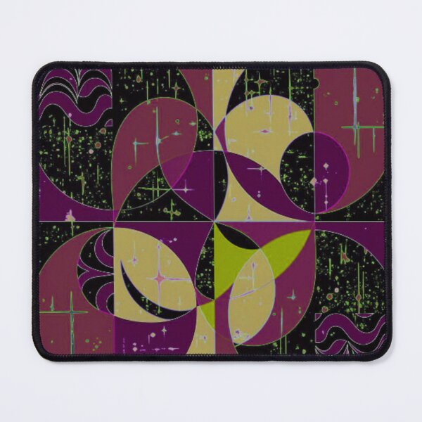 Item preview, analog frequency solarize 4 distressed colorful geometric artwork designed and sold by SmashingDeals.