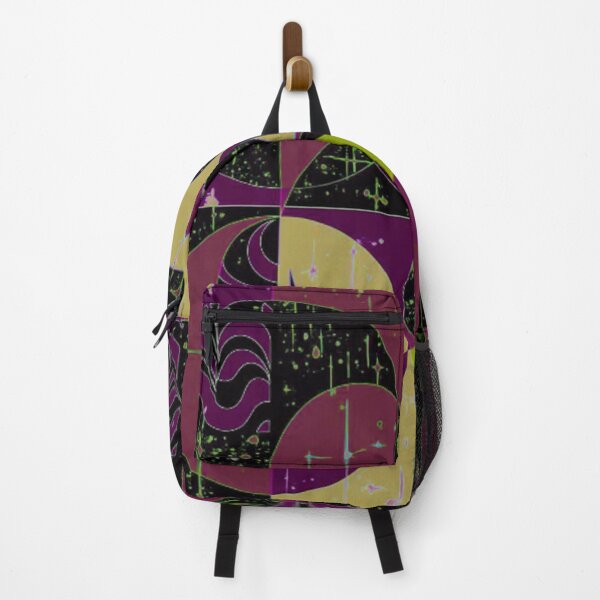 Item preview, analog frequency solarize 4 distressed colorful geometric artwork designed and sold by SmashingDeals.