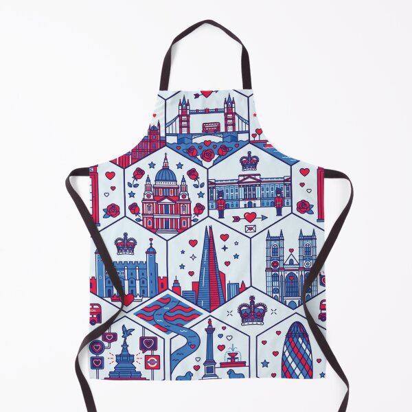 Item preview, Geometric London Landmark Mosaic Heritage Illustration designed and sold by DGtaLrtcom.