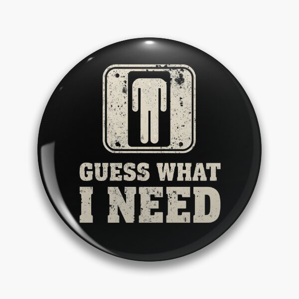 Item preview, Guess What I Need Restroom Sign Funny Minimal designed and sold by LunaMagicStudio.