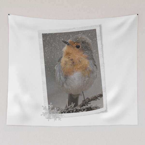 Item preview, Festive red breast robin widlife birds designed and sold by HaleyRedshaw.