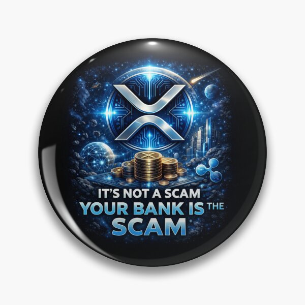 Item preview, Funny XRP Crypto Design – “It’s Not a Scam” designed and sold by Olivier Grau.